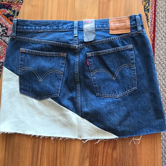 FINAL DAY! Levi’s NWT Deconstructed Mini Skirt - Picture 5 of 7